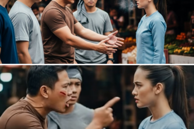 “NAGKALAT ANG MGA GOON SA PALENGKE NG ISKWATER! AKALA NILANG MAHIHINA, PERO ANG BABAENG MINASAHE PALA AY BLACK BELT—ISA-ISANG NAGLUPASAY SA SEMENTO!”