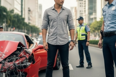 “Mayabang na Pulis, Sinira ang $20M Ferrari—Hindi Alam na NBI Agent ang May-ari, Buhay Niya Ngayon ang Tunay na Wreckage!”