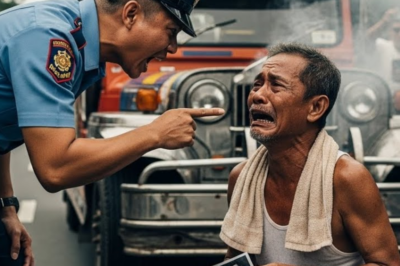 “Basura Raw ang Jeep Niya? Pulis Nagyabang, Pero Nang Dumating ang Military Convoy—Sino Ngayon ang Tunay na Basura sa Kalsada!”