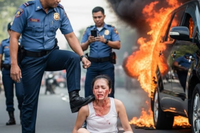 “Sinipa Hanggang Bumagsak!!! Pulis Arogante Sinunog ang Sasakyan Dahil Ayaw Magbayad!”