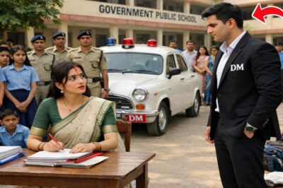 कलेक्टर पति का अनोखा इंसाफ: टीचर पत्नी के पैरों में गिरकर जब मांगी माफी, तो सन्न रह गया पूरा स्कूल।