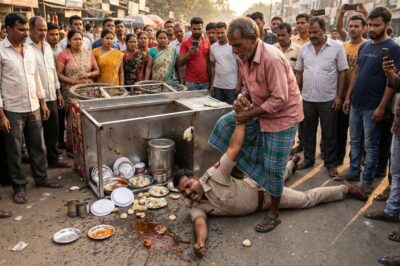 हफ्ते की वसूली पड़ी भारी: बुजुर्ग मोमोज वाले ने इंस्पेक्टर पर क्यों उठाया हाथ?