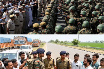 सड़क पर आमने-सामने सेना और पुलिस! की हुई भयंकर झड़प police vs army