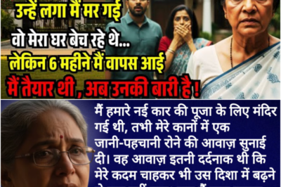 “जिंदा माँ को मरा बताकर बेटों ने बेच दिया घर | लेकिन माँ लौट आई… और फिर जो हुआ…