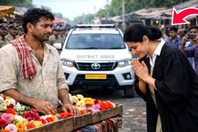 तलाकशुदा जज ने सरेआम गरीब फूल वाले पति को हाथ जोड़कर प्रणाम किया…सच जानकर पूरी मंडी सन्न रह गई”