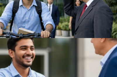 साइकिल में इंटरव्यू देने गए लड़के को… चेयरमैन ने किया सलाम, फिर जो हुआ वो किसी ने नहीं सोचा था! 😲🙏
