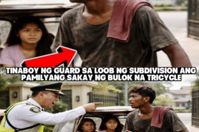 TINABOY NG GUARD SA LOOB NG SUBDIVISION ANG PAMILYANG SAKAY NG BULOK NA TRICYCLE,TAMEME ANG GUARD…
