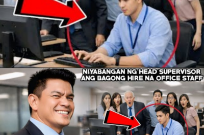 NIYABANGAN NG HEAD SUPERVISOR ANG BAGONG HIRE NA OFFICE STAFF