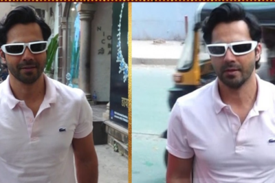 बांद्रा में स्पॉट हुए Varun Dhawan, कैजुअल लुक में भी लगाया डैशिंग तड़काबांद्रा में स्पॉट हुए Varun Dhawan, कैजुअल लुक में भी लगाया डैशिंग तड़का