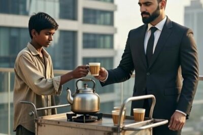 “चायवाले लड़के ने बोला ‘ये फाइल मत साइन करो!’… अरबपति बिज़नेसमैन का करियर बच गया…””””