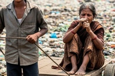 बीमार माँ के साथ कबाड़ बीनकर गुज़ारा कर रहा बच्चा – अचानक मिले अरबपति की मदद ने लाखों को रुला दिया!