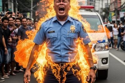 BUTI NGA!! Sinunog ng mga tao ang aroganteng pulis sa harap ng madla!! Dahil laging nangingikil
