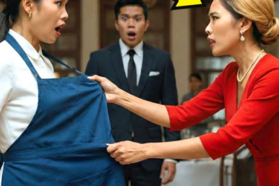 “Arogante, Pinunitan Siya ng Damit Dahil Akalang Mesera… Pero Nakatingin ang Asawang Milyonaryo”