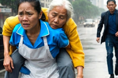 “Nawalan ng Trabaho ang Tagalinis sa Pagtulong sa Matanda—Na Ina Pala ng Milyonaryo!”