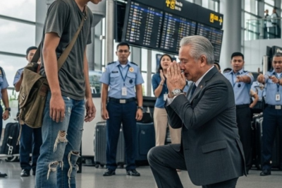 “LUMUHOD ANG MAY-ARI NG PALIPARAN SA HARAP NG ISANG BATANG PULUBI—ANG DAHILAN SA LIKOD NITO, MAS MALALIM KAYSA SA PERA AT KAPANGYARIHAN!”