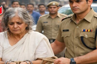 निर्दयी इंस्पेक्टर बेटे ने अपनी ही बूढ़ी माँ को हथकड़ी लगाई… सच सामने आया तो पूरा गाँव रो पड़ा