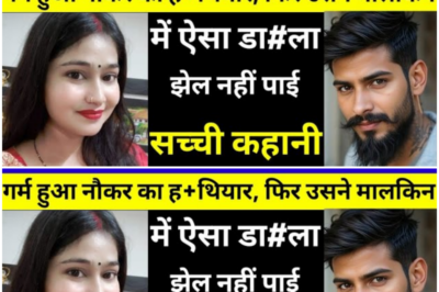 नौकर ने मालकिन को देख लिया।