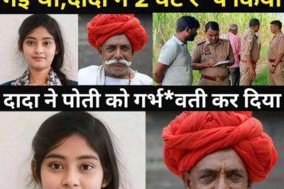 पोती दादा जी के साथ चारा काटने खेत में गई थी बीच रास्ते में हुआ हादसा/