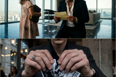 “Bu mektup babamın eski cüzdanındaydı,” diye ağladı — mafya patronu okudu ve diz çöktü