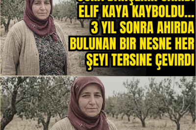 2003’te Konya’da Elif Kaya kayboldu… 3 yıl sonra bulunan bir nesne her şeyi değiştirdi