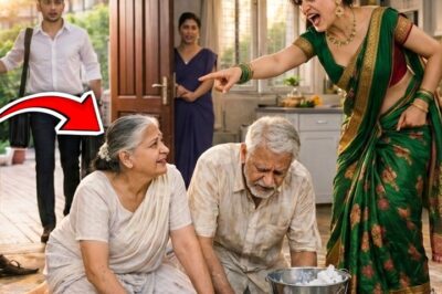 अमीर बहू ने माँ-बाप से लगवाया पोछा… बेटे ने देखा तो पैरों तले ज़मीन खिसक गई, फिर जो हुआ