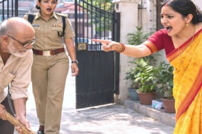 बूढ़े बाप पर बहू हुक्म चलाती , बेटा मोबाइल में खोया रहा… जब दरोगा बेटी ने देखा, इंसानियत रो पड़ी |