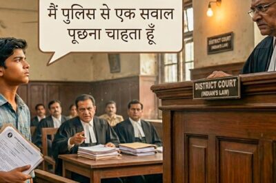 “मैं पुलिस से एक सवाल पूछना चाहता हूँ…” गरीब लड़के की इस बात पर पूरी अदालत में सन्नाटा छा गया!