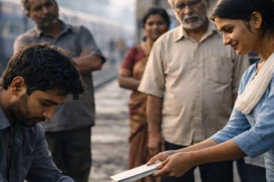 बेरोजगार लड़का स्टेशन पर बैठा था… लड़की ने दिया ऐसा मौका कि इंसानियत भी रो पड़ी