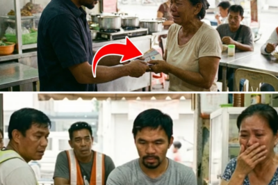 “Biglang Pumasok si Manny Pacquiao sa Maliit na Kainan—Ang Ginawa Niya’y Nagpaiyak sa Lahat!”