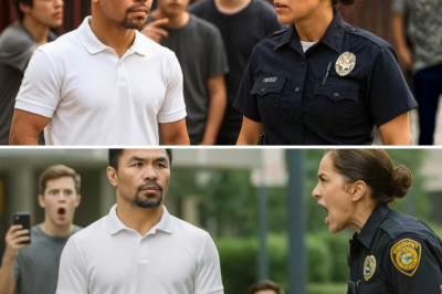 “ISANG MALING GALAW, WASAK ANG BUHAY! BABAE NA PULIS SINAPAK SI Manny Pacquiao SA LABAS NG KANYANG CHAMBER — ILANG MINUTO LANG, GUMUHO ANG KANYANG KARERA!”