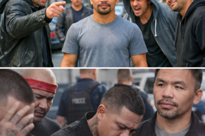 “PINAGTRIPAN SI Manny Pacquiao NG MGA GANGSTER—ILANG MINUTO LANG, ANG LAHAT AY NATAUHAN SA ISANG PANGYAYARING HINDI NILA INAASAHAN!”
