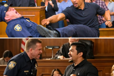 “Hinamak ng Isang Pulis si Manny Pacquiao sa Korte — Ilang Segundo Lang, Natahimik ang Buong Silid”