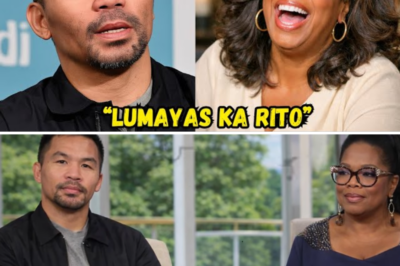 “LIVE TV MELTDOWN: Oprah Winfrey TUMAWA KAY Manny Pacquiao — ISANG SAGOT LANG, BINASAG ANG EGO AT PINATAHIMIK ANG BUONG STUDIO!”