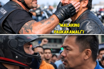 “Sinampal ng mga Biker si Manny Pacquiao sa Publiko—Sa Sumunod na Segundo, Nagbago ang Buong Kalsada!”