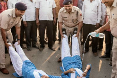 पुलिस वालों ने स्कूल की दो लड़कियों के साथ किया शर्मनाक हरकत।