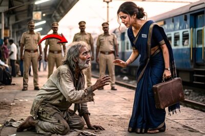 DM बनकर लौटी बेटी ने स्टेशन पर भीख माँगते पिता को देखा, सब रो पड़े