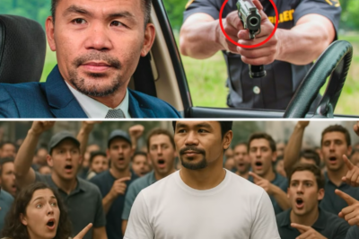 PAMAGAT: “BARIL, KAHIHIYAN, AT BIGLAANG BALIKTAD: Isang Pulis Nagbunot ng Baril Kay Manny Pacquiao — Pero 7 Minuto Lang, Siya ang POSAS!”