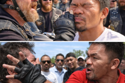 “SINAMPAL SI Manny Pacquiao SA HARAP NG LAHAT?! Biker Gang Nagyabang — Isang Segundo Lang, Lahat Sila Bagsak sa Lupa!”